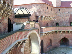 Wnętrze Barbakanu