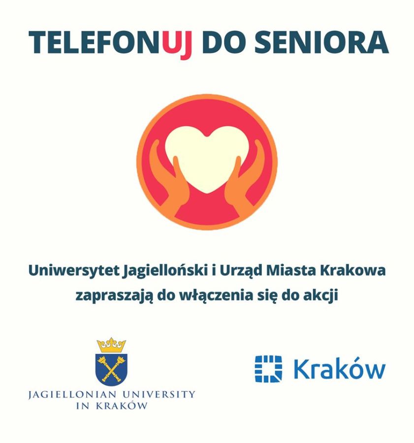 Pełnomocnik Prezydenta Miasta Krakowa ds. Polityki Senioralnej zaprasza: TelefonUJ do Seniora